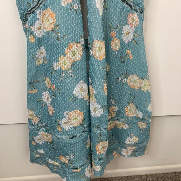 We Are Kindred Mia Maxi Dress Blue Teal Posey Womens 2 New with tags - Picture 9 of 16